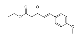 ethyl 5-(4-methoxyphenyl)-3-oxo-4-pentenoate结构式