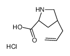 (2S,4R)-4-ALLYLPYRROLIDINE-2-CARBOXYLIC ACID HYDROCHLORIDE picture
