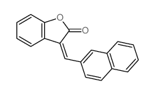 2(3H)-Benzofuranone,3-(2-naphthalenylmethylene)-结构式
