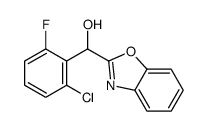 1,3-benzoxazol-2-yl-(2-chloro-6-fluorophenyl)methanol结构式