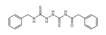 N-(2-(benzylcarbamothioyl)hydrazinecarbonothioyl)-2-phenylacetamide结构式