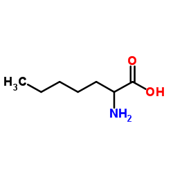 2-氨基庚酸结构式