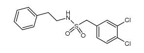 N-phenylethyl-3,4-dichlorobenzylsulfonamide结构式