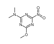 4-methoxy-N,N-dimethyl-6-nitro-1,3,5-triazin-2-amine Structure
