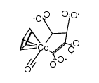 (η5-cyclopentadienyl)(carbonyl){(carbomethoxy)4-cobaltacyclopentene} Structure