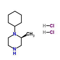 (S)-1-CYCLOHEXYL-2-METHYLPIPERAZINE DIHYDROCHLORIDE structure