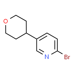 2-溴-5-(四氢-2H-吡喃-4-基)吡啶结构式