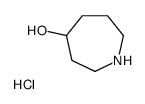 氮杂环庚烷-4-醇盐酸盐结构式