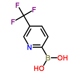 5-(Trifluoromethyl)pyridine-2-boronic acid Structure
