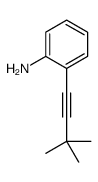 2-(3,3-dimethylbut-1-ynyl)aniline结构式