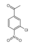 1-(3-氯-4-硝基苯基)乙酮结构式