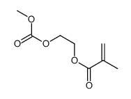 2-methoxycarbonyloxyethyl 2-methylprop-2-enoate Structure