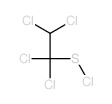 Ethanesulfenylchloride, 1,1,2,2-tetrachloro-结构式