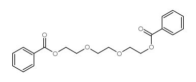 Ethanol,2,2'-[1,2-ethanediylbis(oxy)]bis-, 1,1'-dibenzoate Structure