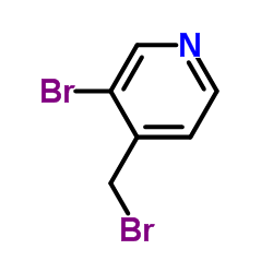 3-Bromo-4-(bromomethyl)pyridine Structure
