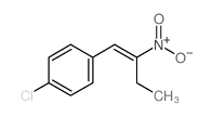 Benzene,1-chloro-4-(2-nitro-1-buten-1-yl)- Structure