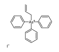 triphenyl(prop-2-enyl)arsanium,iodide Structure