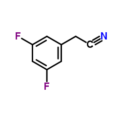 3,5-二氟苯乙腈结构式