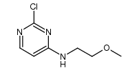2-氯-N-(2-甲氧基乙基)嘧啶-4-胺结构式