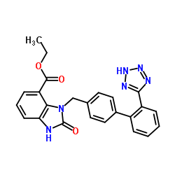 O-Desetheyl Candesartan Ethyl Ester Structure