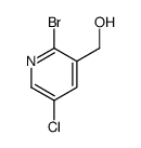 (2-溴-5-氯吡啶-3-基)甲醇结构式