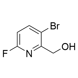 (3-溴-6-氟吡啶-2-基)-甲醇结构式