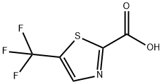 5-(三氟甲基)-1,3-噻唑-2-羧酸结构式