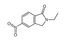 2-ethyl-5-nitro-2,3-dihydro-isoindol-1-one Structure