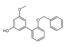 3-methoxy-5-(2-phenylmethoxyphenyl)phenol Structure