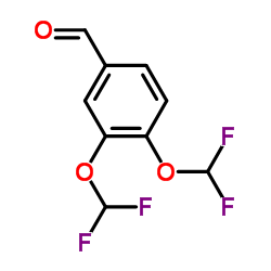 3,4-Bis(difluoromethoxy)benzaldehyde Structure