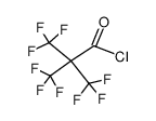 3,3,3-trifluoro-2,2-bis-trifluoromethyl-propionyl chloride Structure