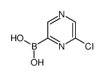 6-氯吡嗪-2-基-2-硼酸结构式