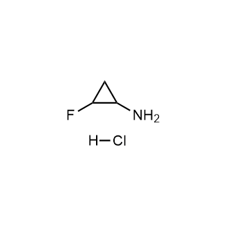 2-Fluorocyclopropan-1-amine hydrochloride Structure