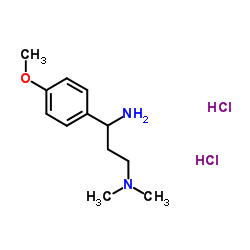 1-(4-Methoxyphenyl)-N3,N3-dimethyl-1,3-propanediamine dihydrochloride Structure