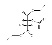 O-nitro-Lg-tartaric acid diethyl ester结构式