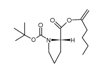 hex-1-en-2-yl Boc-prolinate结构式