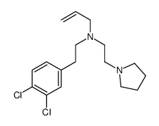 N-[2-(3,4-dichlorophenyl)ethyl]-N-(2-pyrrolidin-1-ylethyl)prop-2-en-1-amine结构式
