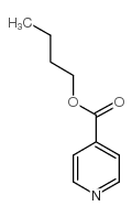 4-Pyridinecarboxylicacid, butyl ester Structure