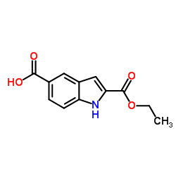 2-(乙氧基羰基)-1H-吲哚-5-羧酸图片