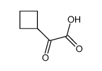 2-Cyclobutyl-2-oxoacetic acid structure