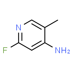 2-氟-5-甲基吡啶-4-胺结构式