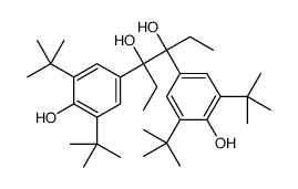 3,4-bis(3,5-ditert-butyl-4-hydroxyphenyl)hexane-3,4-diol Structure