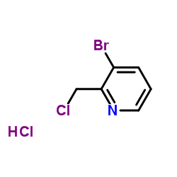 2-(氯甲基)-3-溴吡啶盐酸盐结构式