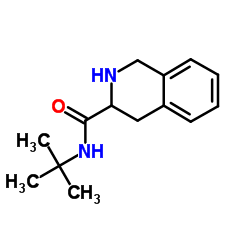 (S)-N-tert-Butyl-1,2,3,4-tetrahydroisoquinoline-3-carboxamide Structure