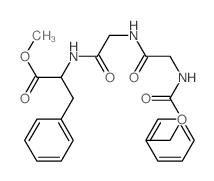 L-Phenylalanine,N-[(phenylmethoxy)carbonyl]glycylglycyl-, methyl ester结构式
