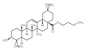 齐墩果酸丁酯结构式
