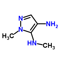 1H-Pyrazole-4,5-diamine,N5,1-dimethyl-(9CI) Structure