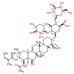 七叶皂苷D结构式