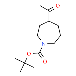 tert-butyl 4-acetylazepane-1-carboxylate结构式