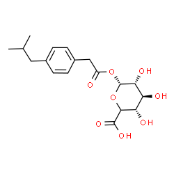 异丁芬酸葡糖苷酸结构式
